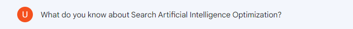 What do you know about Search Artificial Intelligence Optimization?